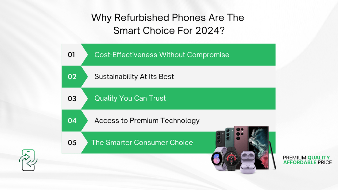 5 Reasons Why Refurbished Phones Are The Smart Choice for 2024?